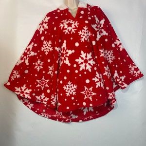 briefly stated Christmas hooded cape ONE SIZE FITS MOST